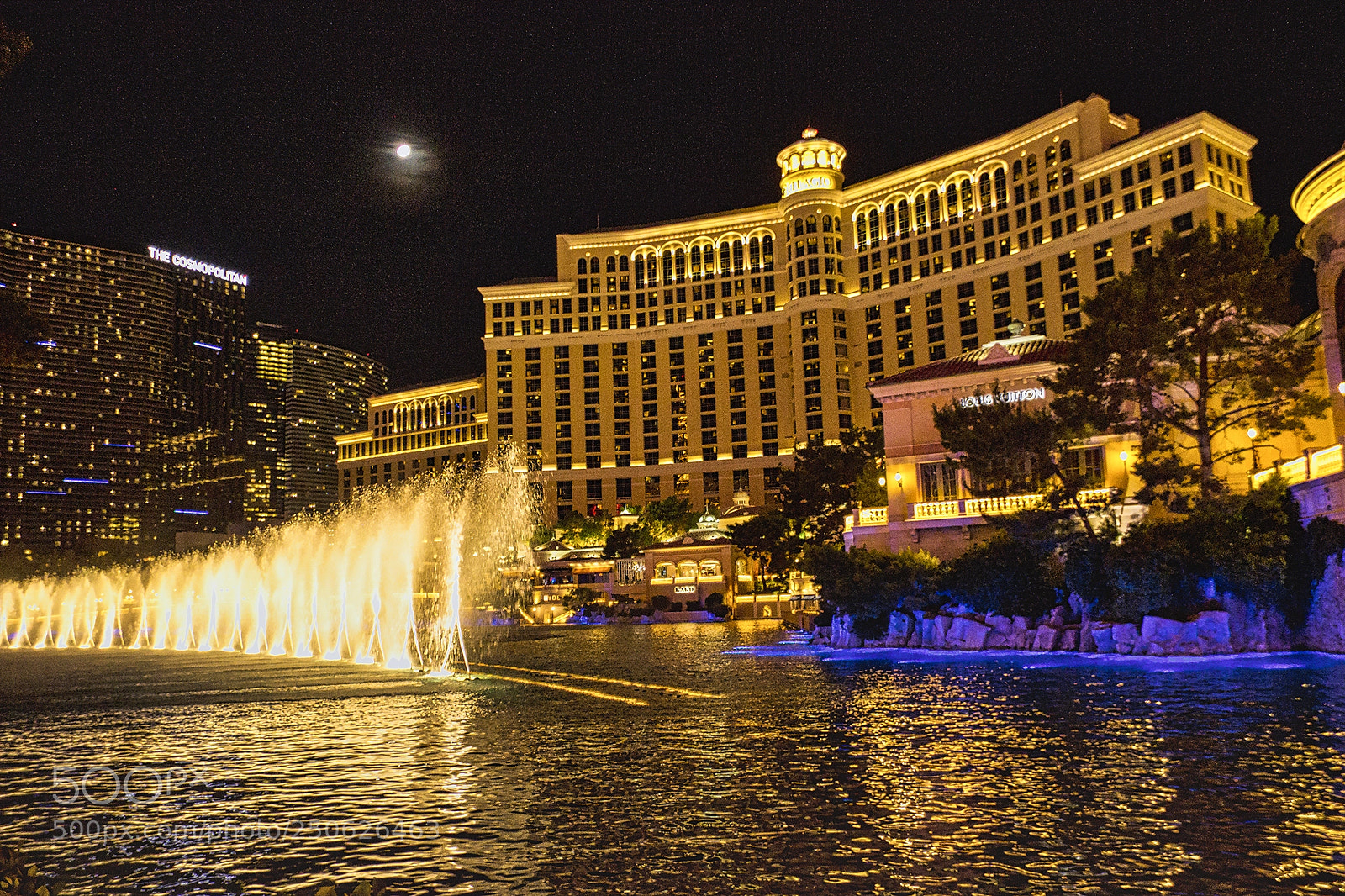 Canon EOS 600D (Rebel EOS T3i / EOS Kiss X5) sample photo. Bellagio the cosmopolitan paradise photography