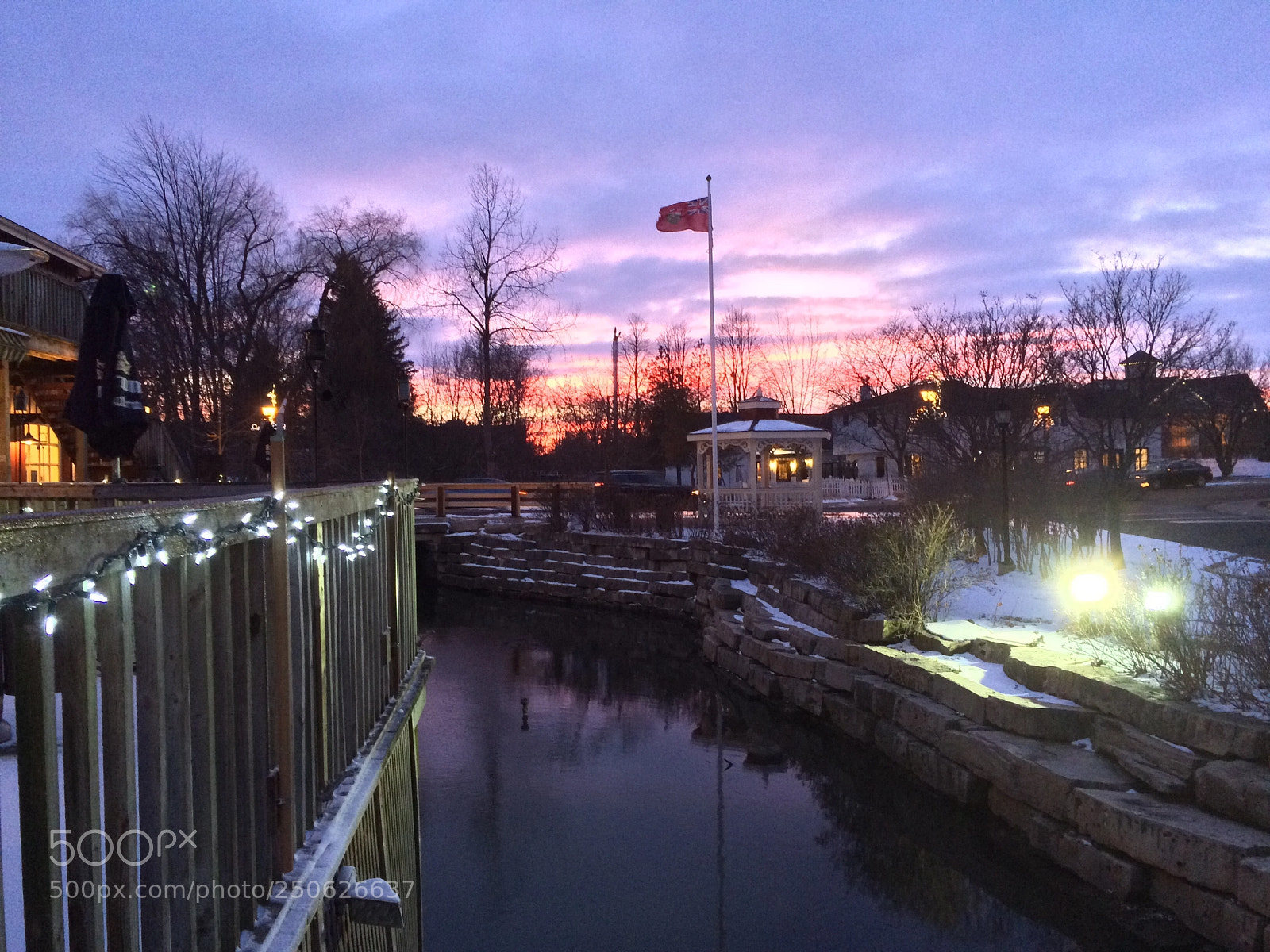 Apple iPhone 5s sample photo. Purple dusk photography