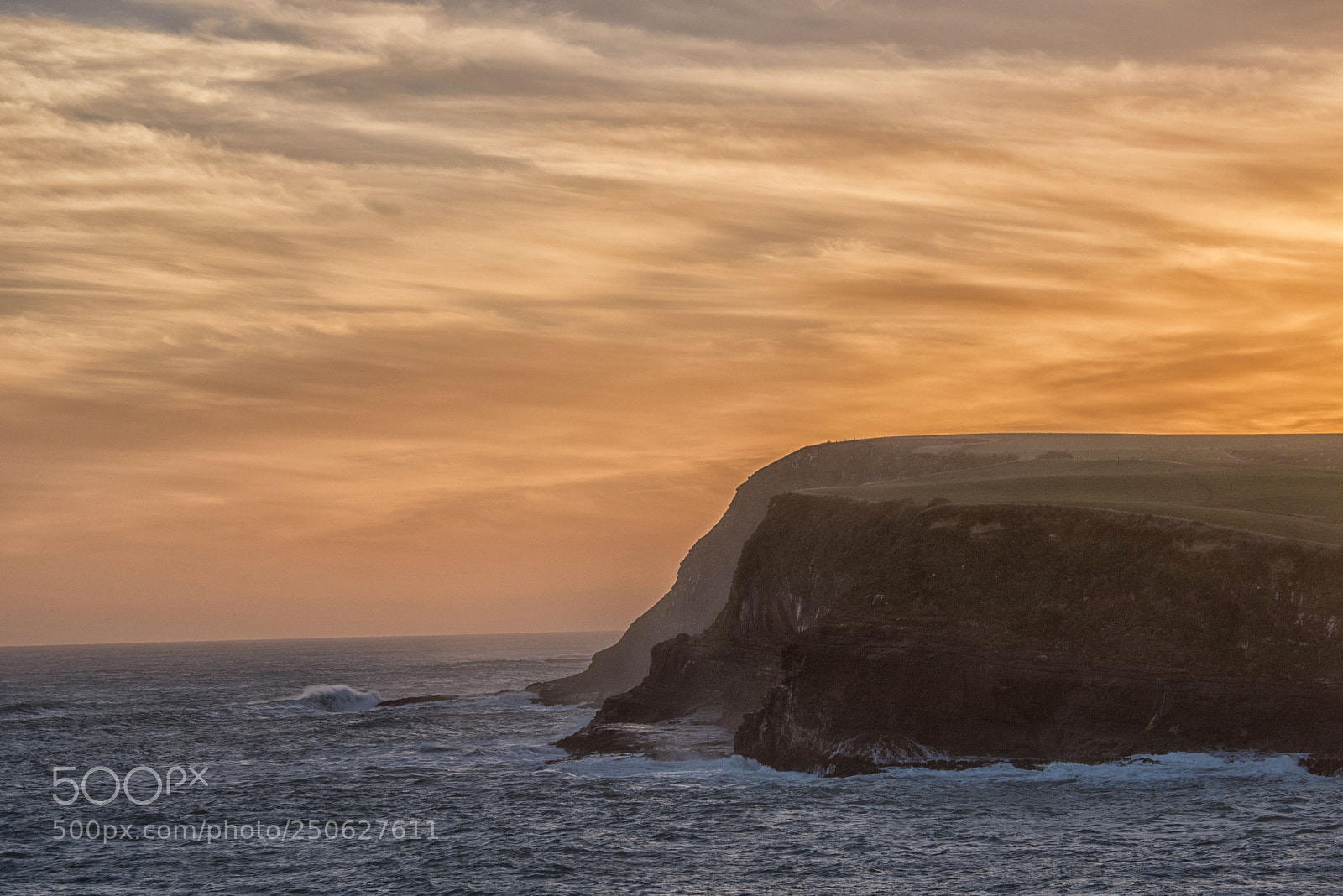 Nikon D810 sample photo. Curio bay, at sunset photography