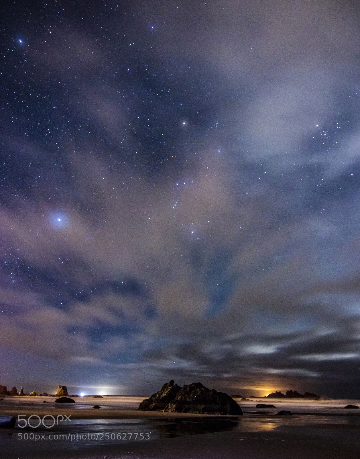 Canon EOS 800D (EOS Rebel T7i / EOS Kiss X9i) sample photo. Stars over bandon beach photography