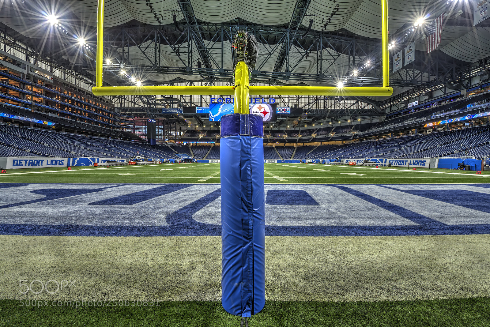 Nikon D800 sample photo. End zone photography