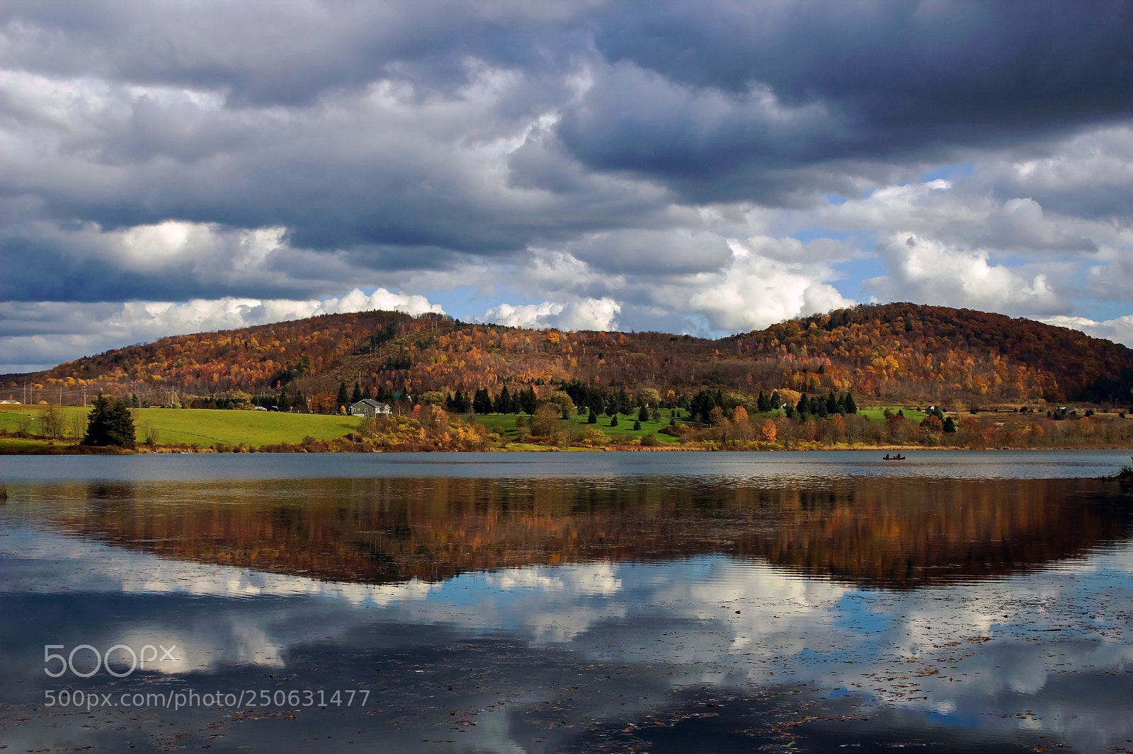 Canon EOS 600D (Rebel EOS T3i / EOS Kiss X5) sample photo. Dryden lake in autumn photography