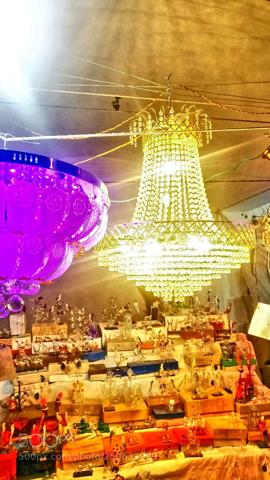 OnePlus A3003 sample photo. Chandelier and glass art... photography