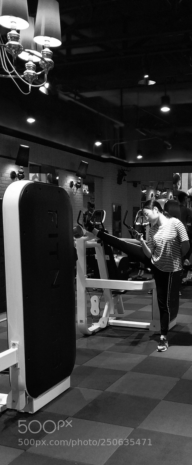 Xiaomi MI6 sample photo. Gym girl photography