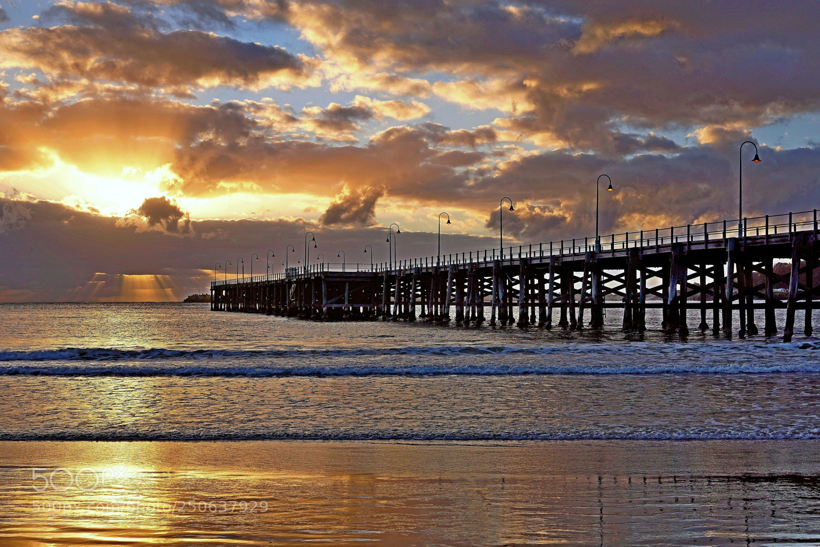 Sony a6000 sample photo. Jetty and sunrise photography