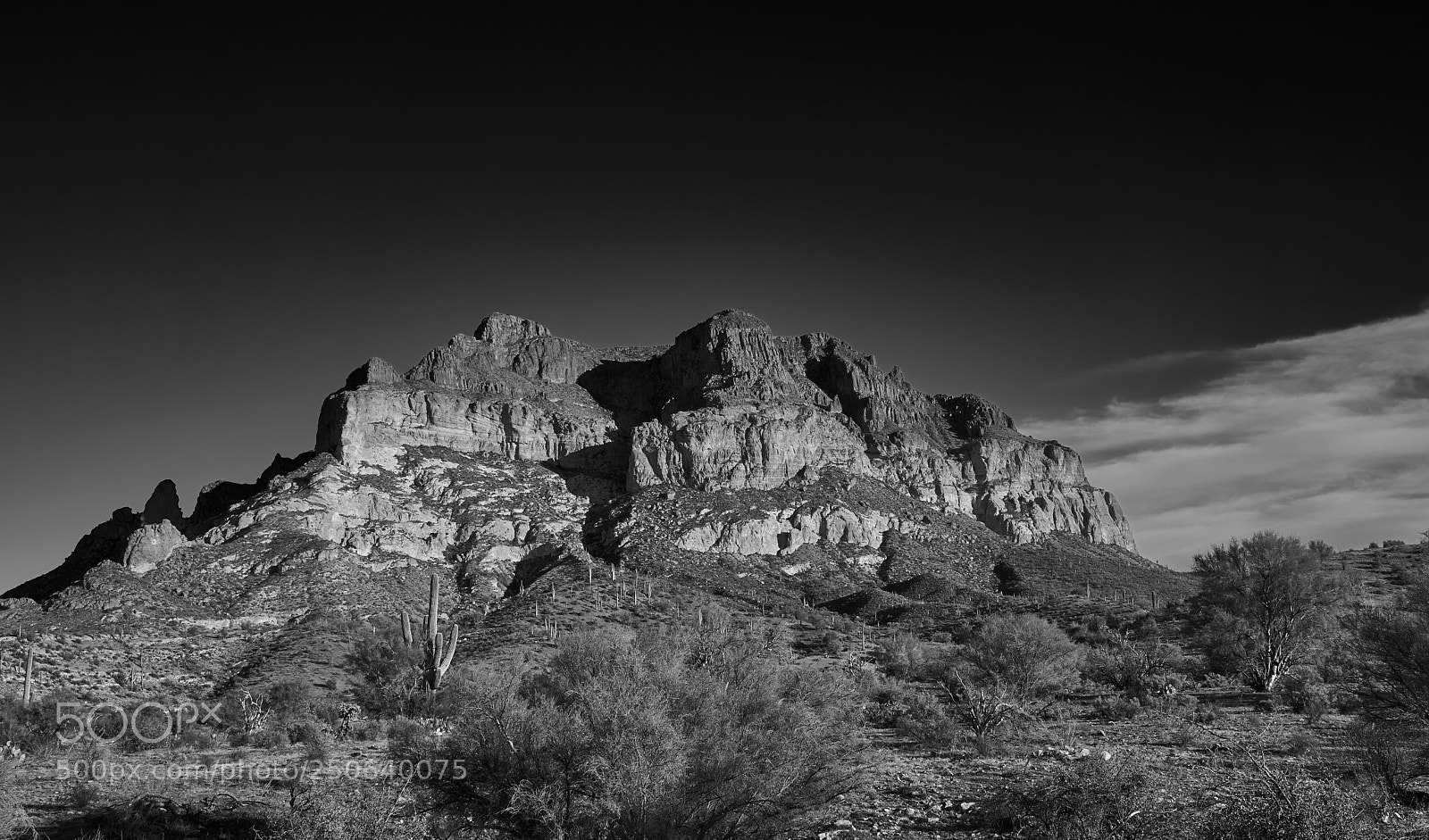 Sony a6000 sample photo. Picket post mono photography