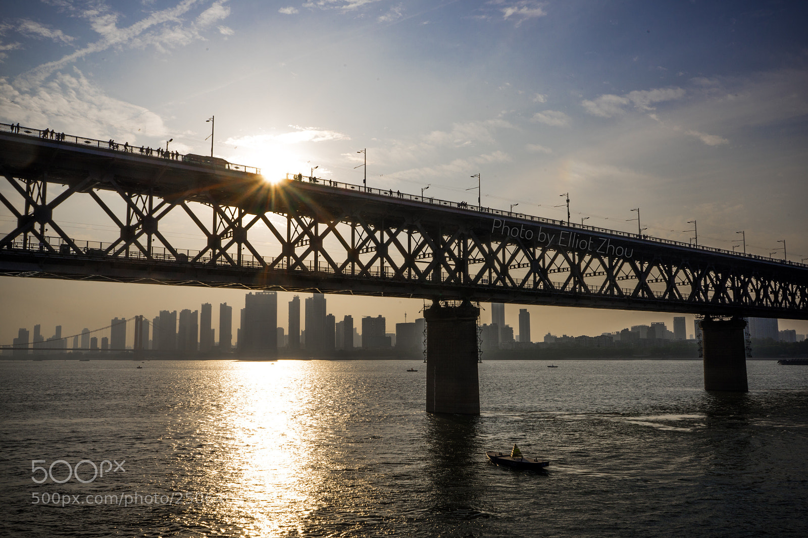 Sony a7 II sample photo. Steel bridge photography