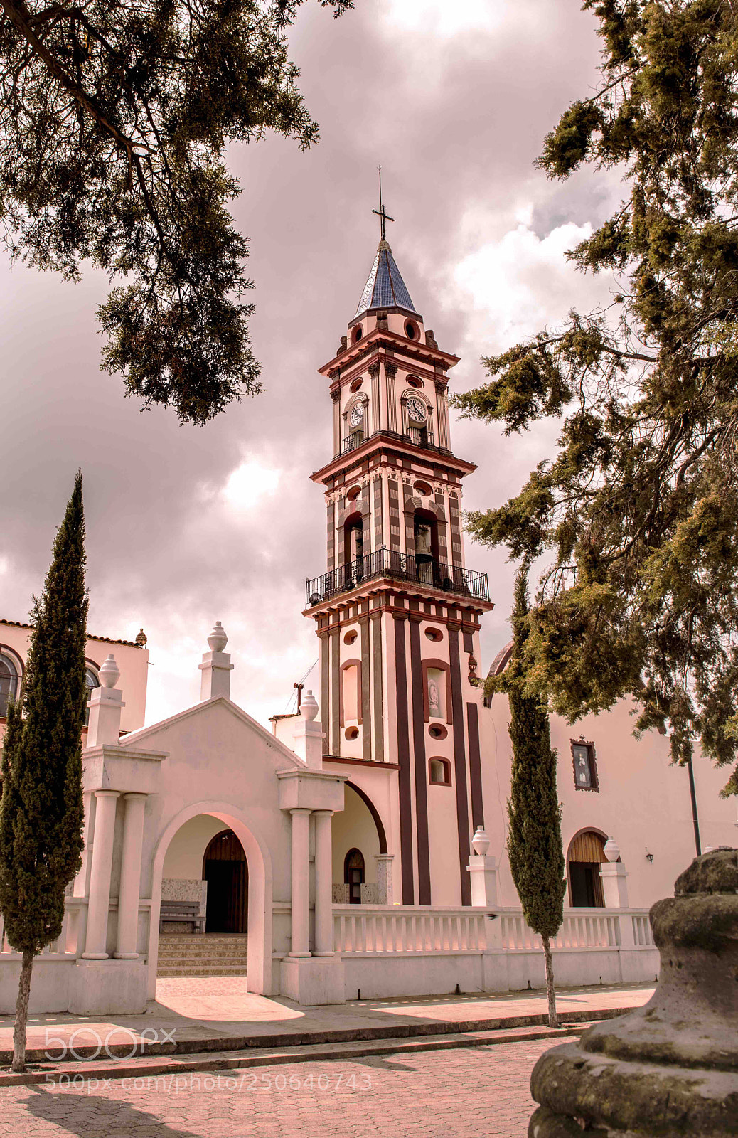 Nikon D800 sample photo. The village church  photography