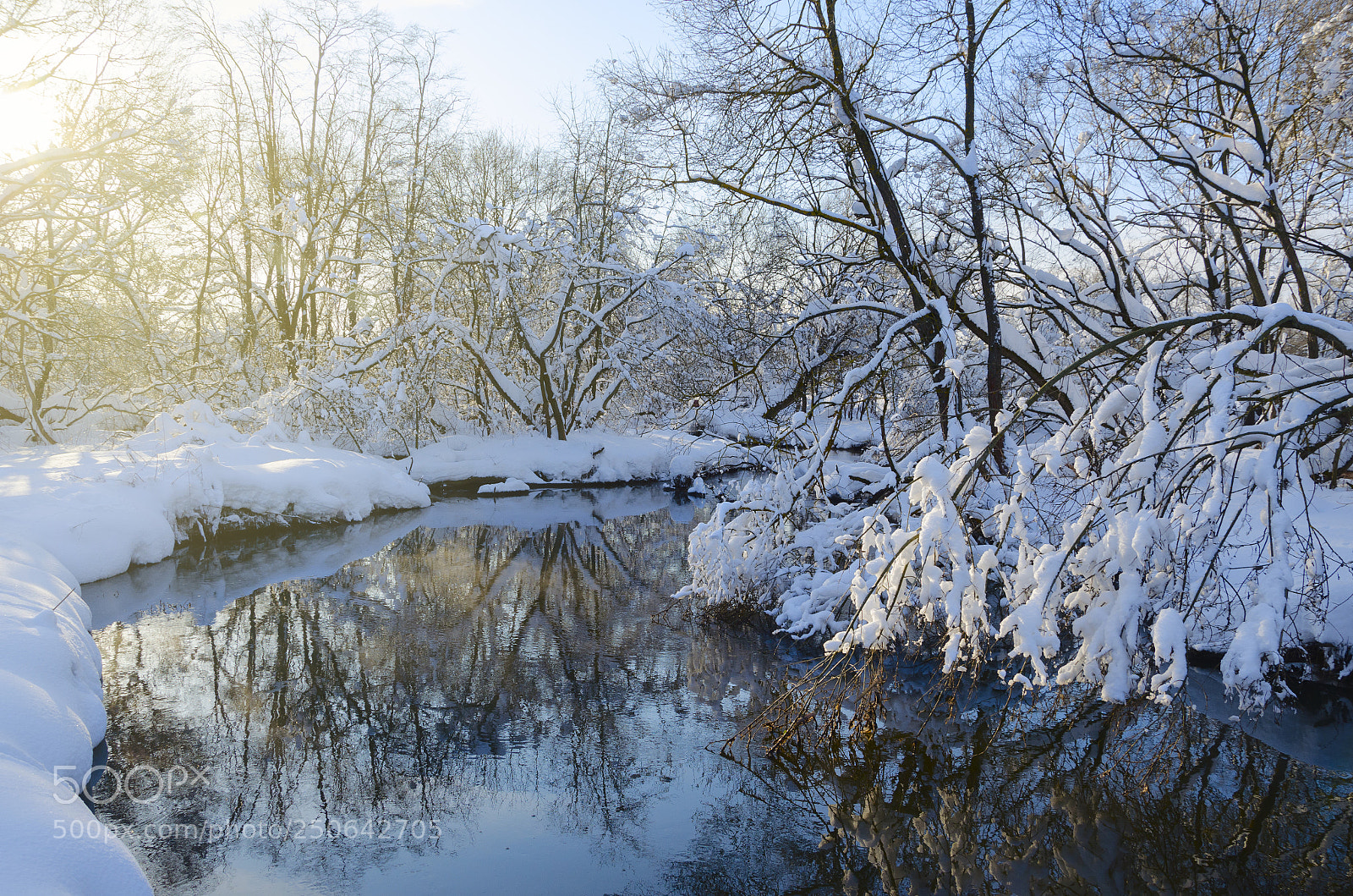 Nikon D5100 sample photo. Winter landscape photography