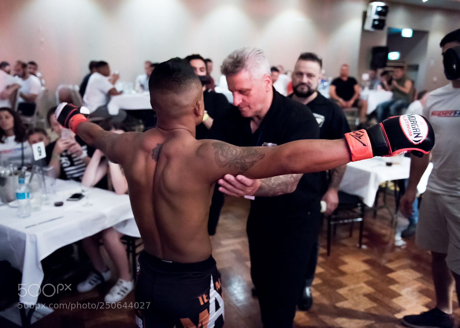 Nikon D810 sample photo. Mixed martial artist prepares photography