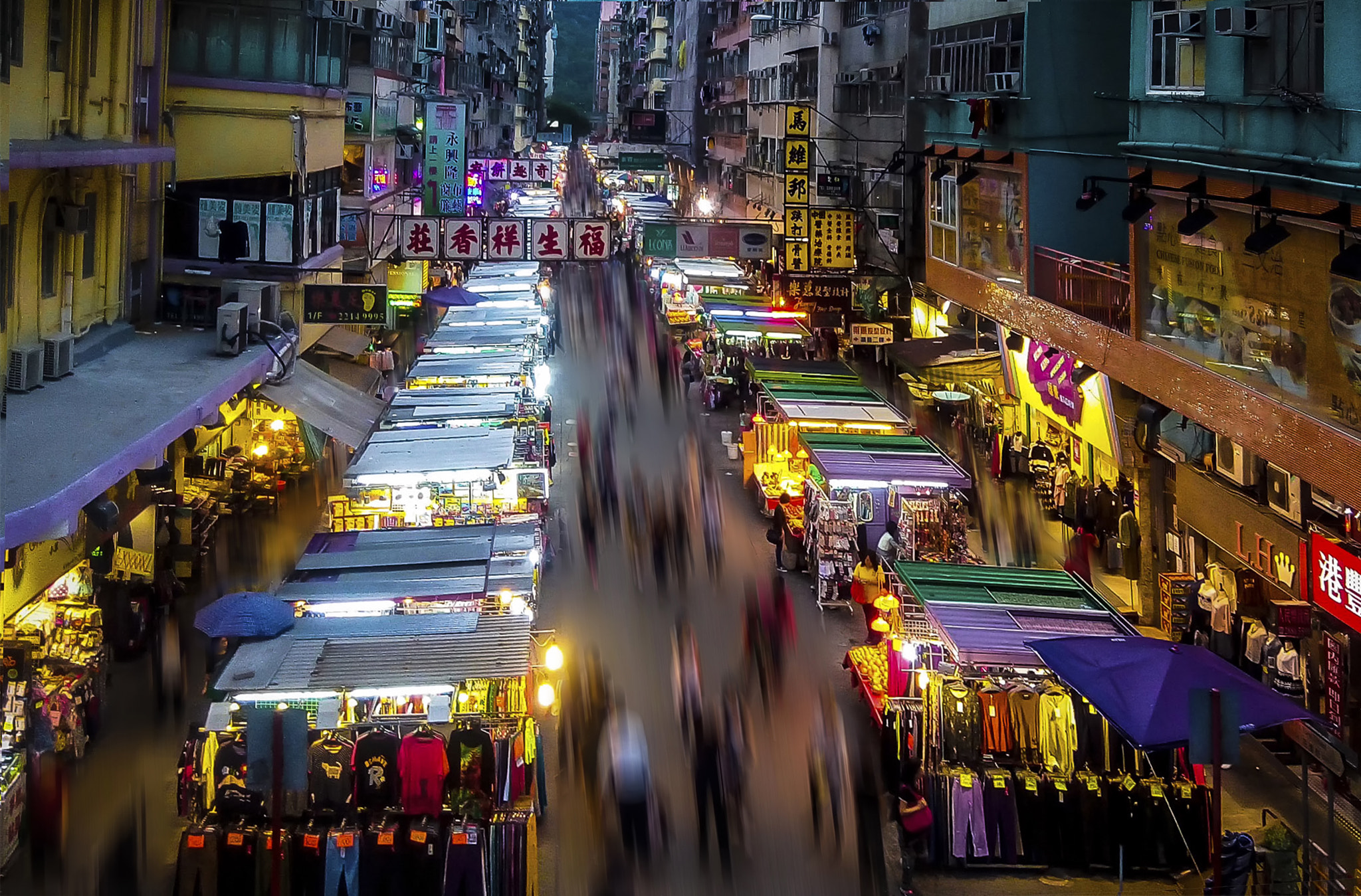 HUAWEI G750-U10 sample photo. Night market photography