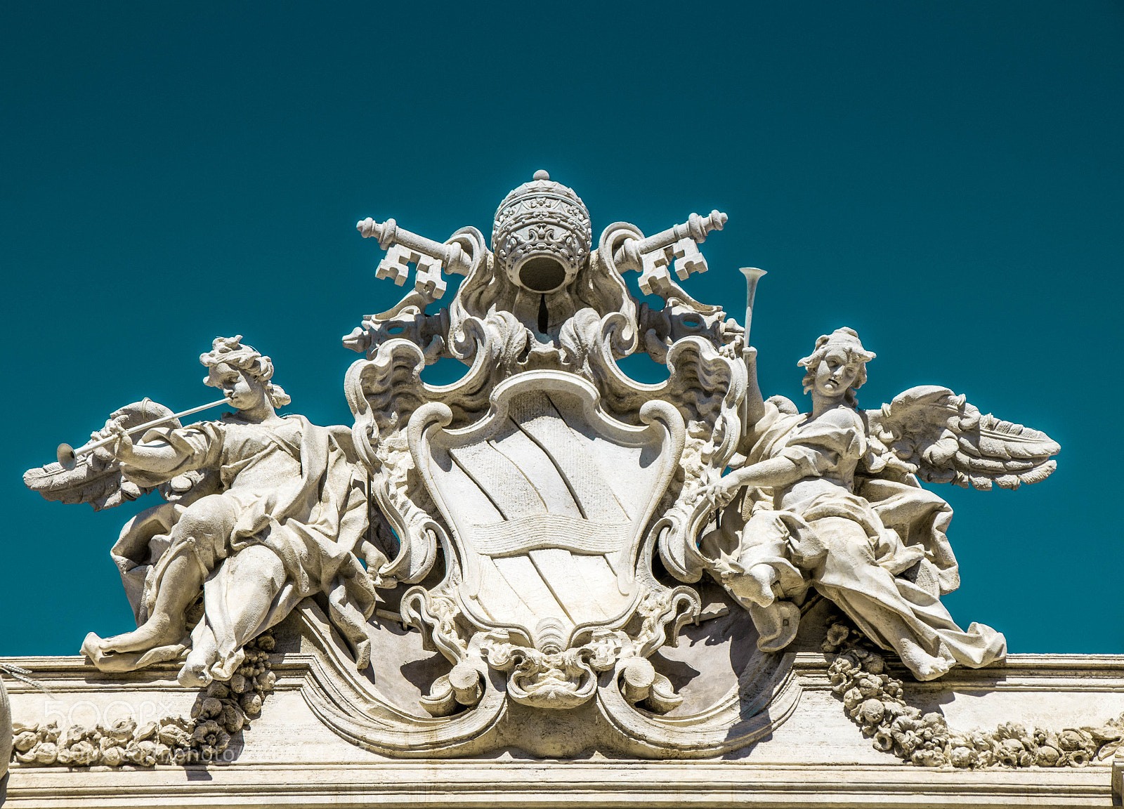 Nikon D5300 sample photo. Trevi fountain crown photography