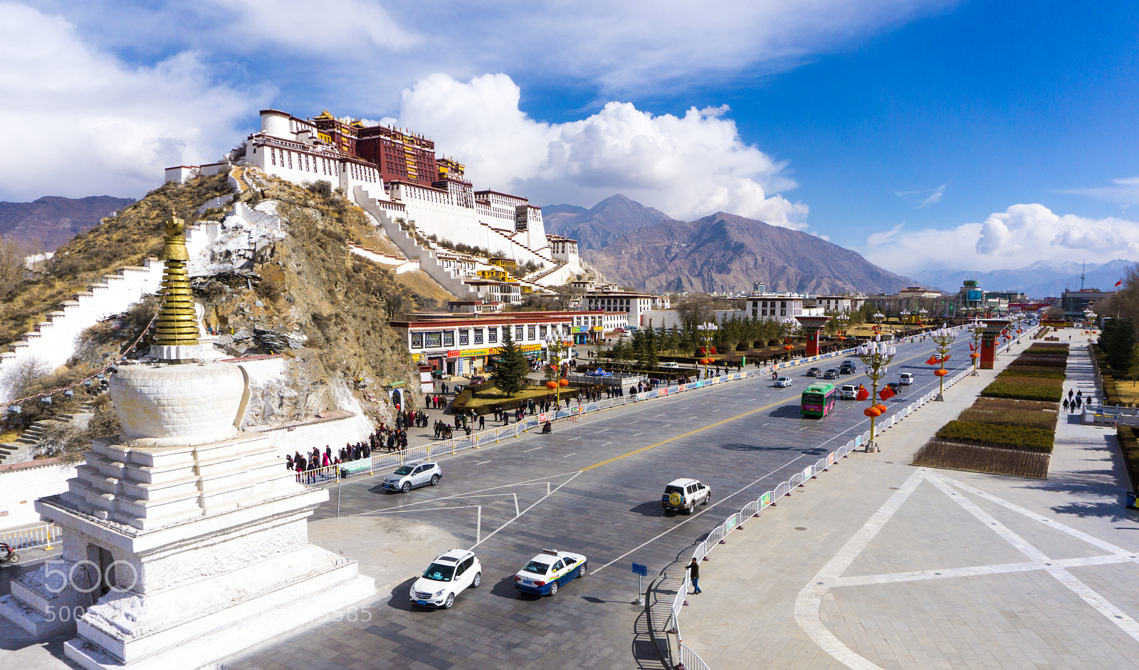 Sony a5100 sample photo. View of the potala photography