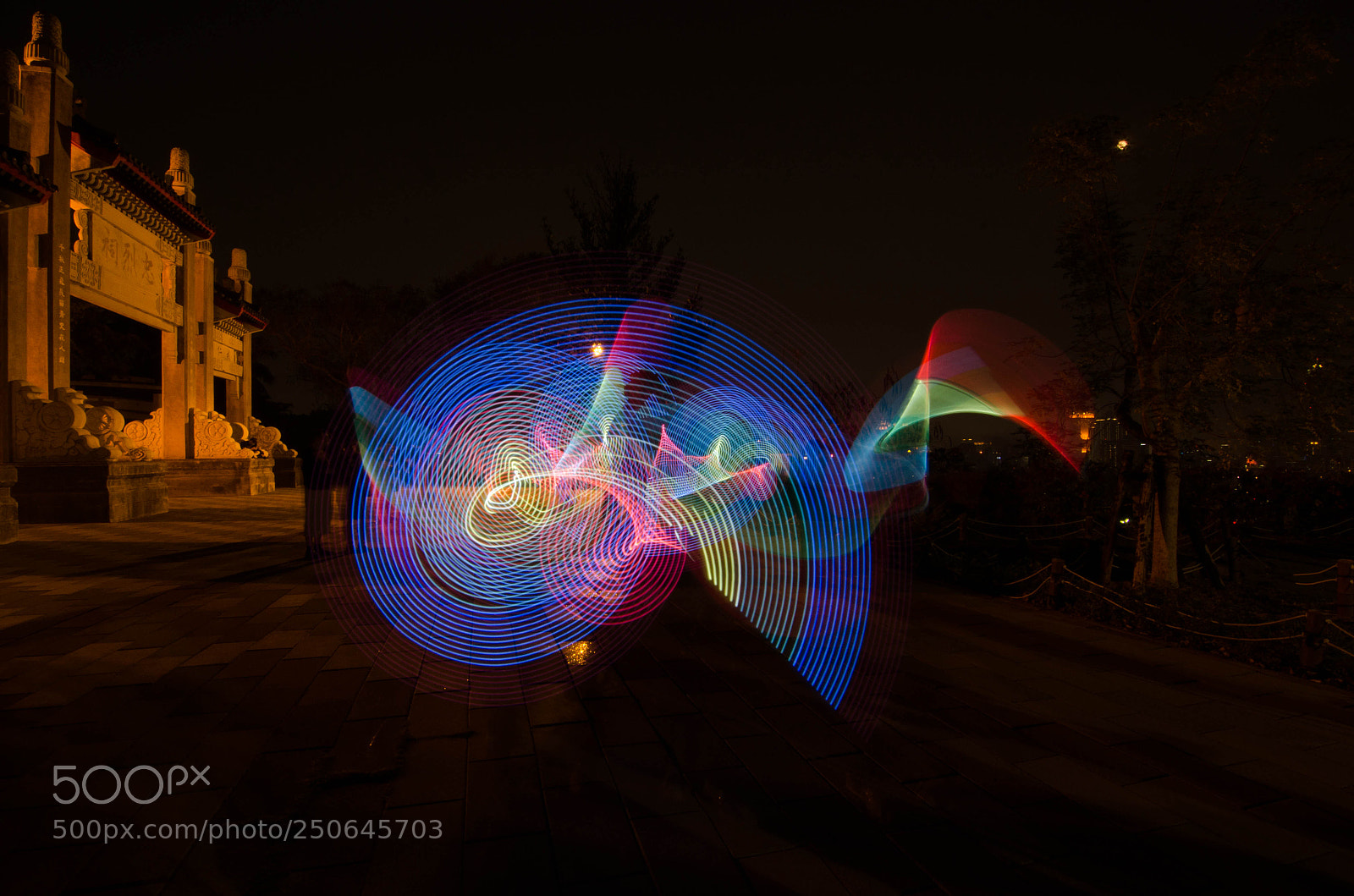 Nikon D7000 sample photo. Whirling light photography