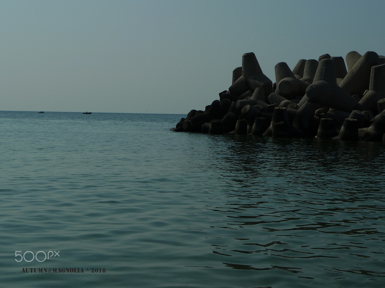 Panasonic Lumix DMC-LX3 sample photo. Bluewish tetrapods photography