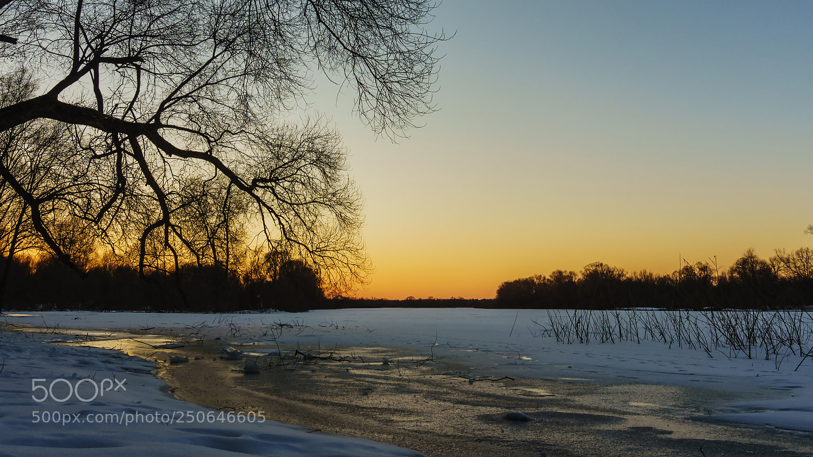 Sony Alpha a5000 (ILCE 5000) sample photo. Sunset on the river photography