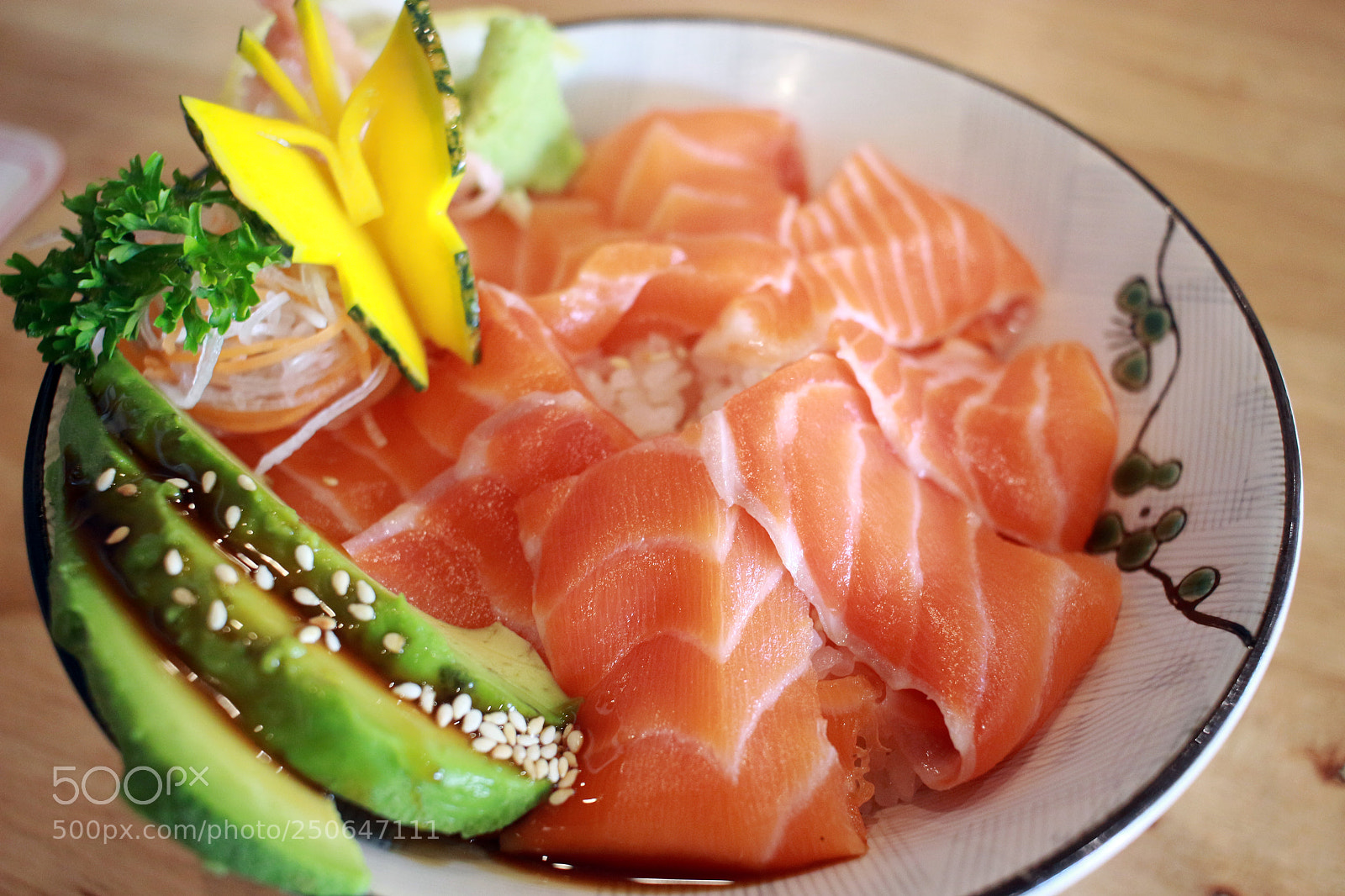 Canon EOS 700D (EOS Rebel T5i / EOS Kiss X7i) sample photo. Japanese salmon don photography