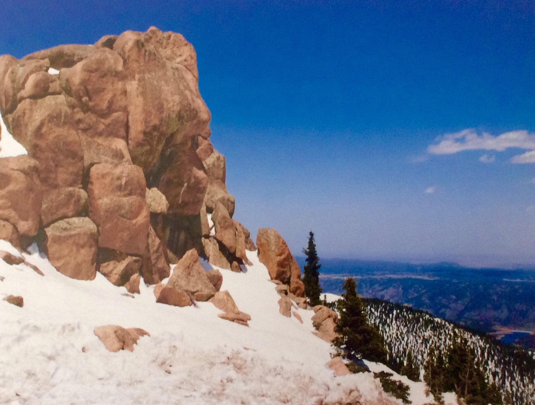 Apple iPad mini 3 sample photo. Mount evans photography