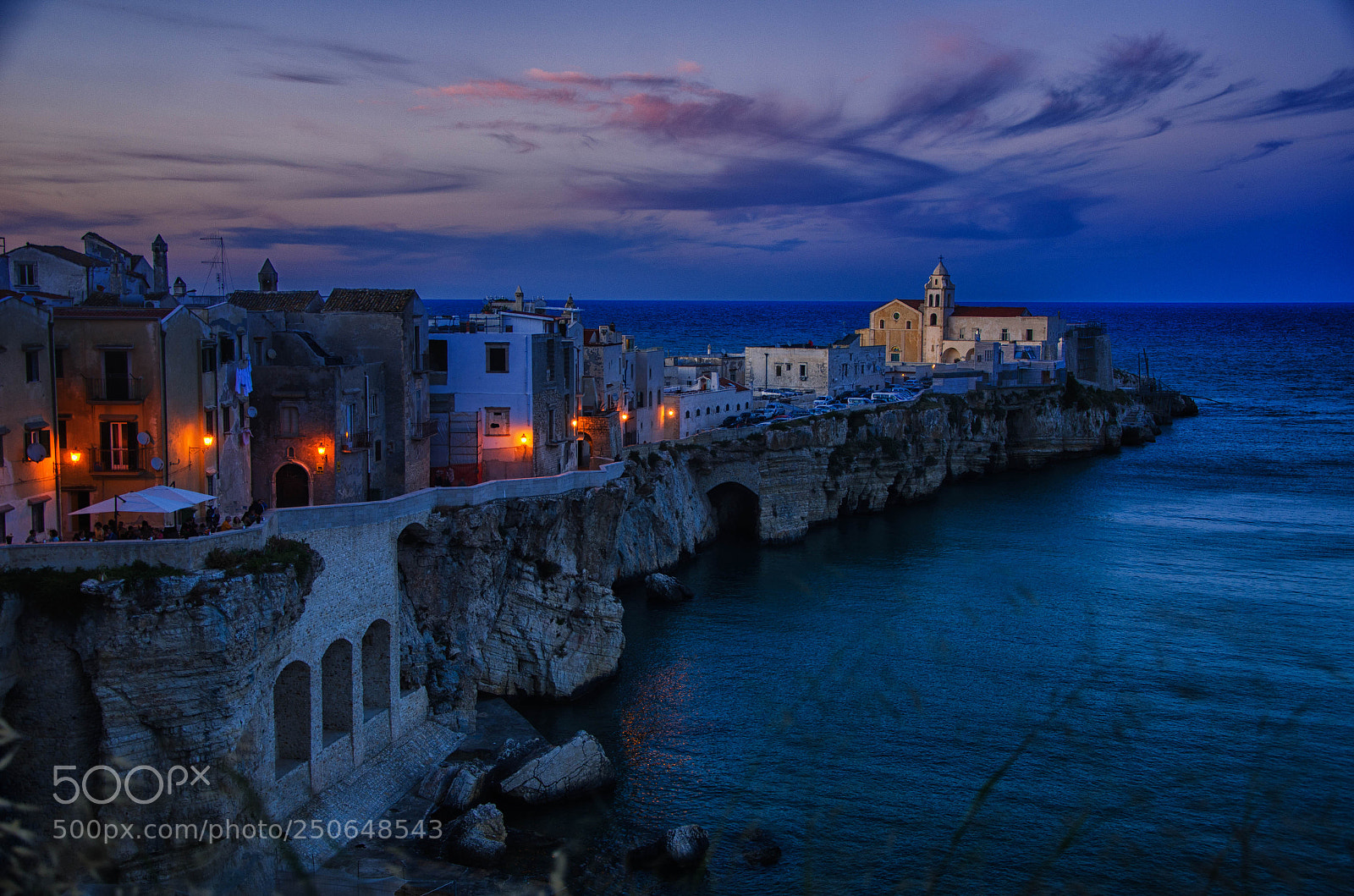 Nikon D7000 sample photo. Vieste evening .. photography