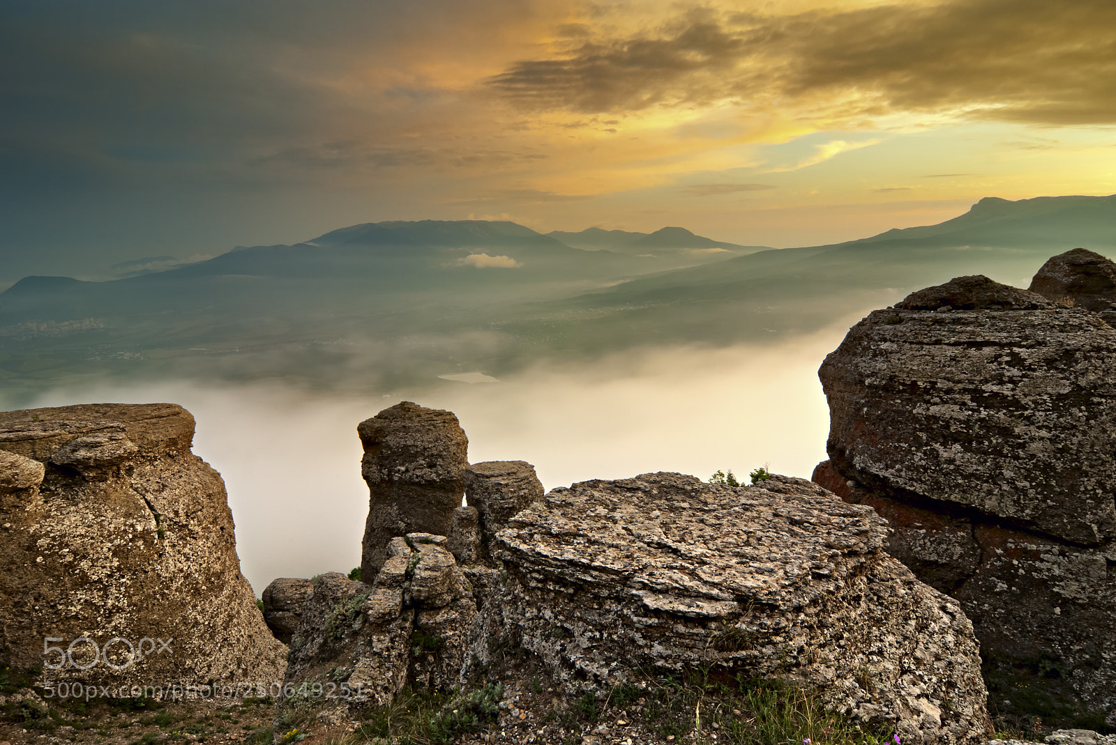 Nikon D80 sample photo. Mountain, forest and clouds. photography