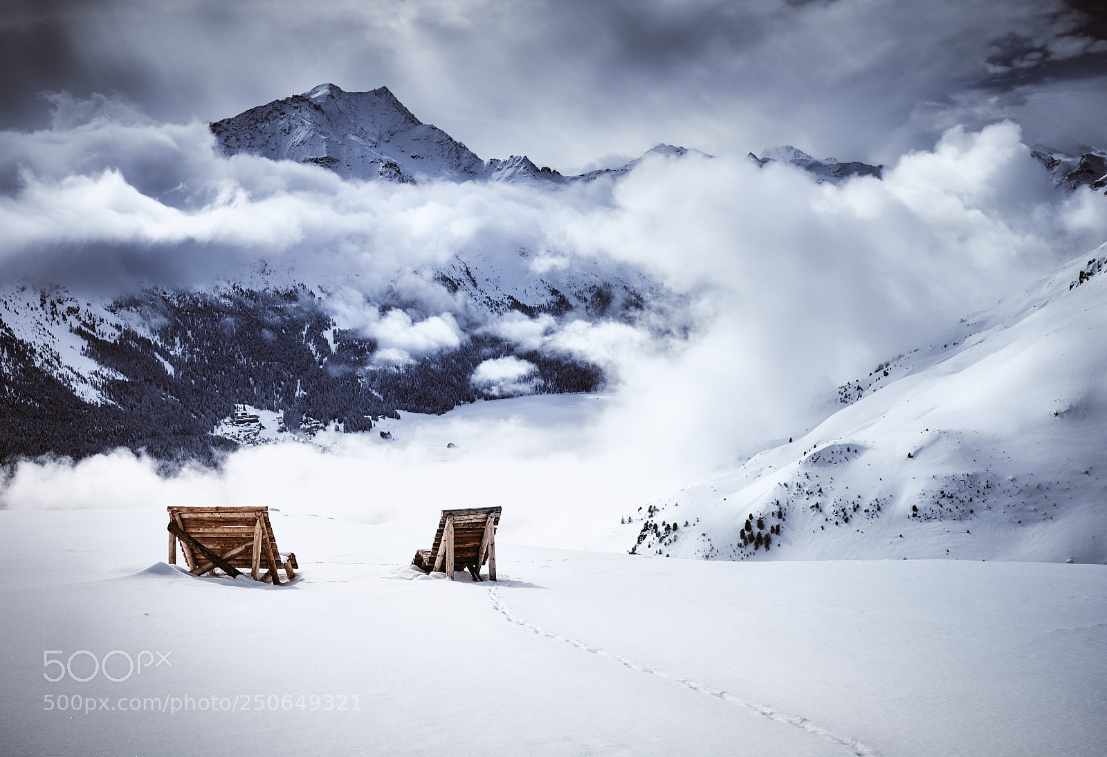 Fujifilm X-E2 sample photo. Corvatsch stormy winter view photography