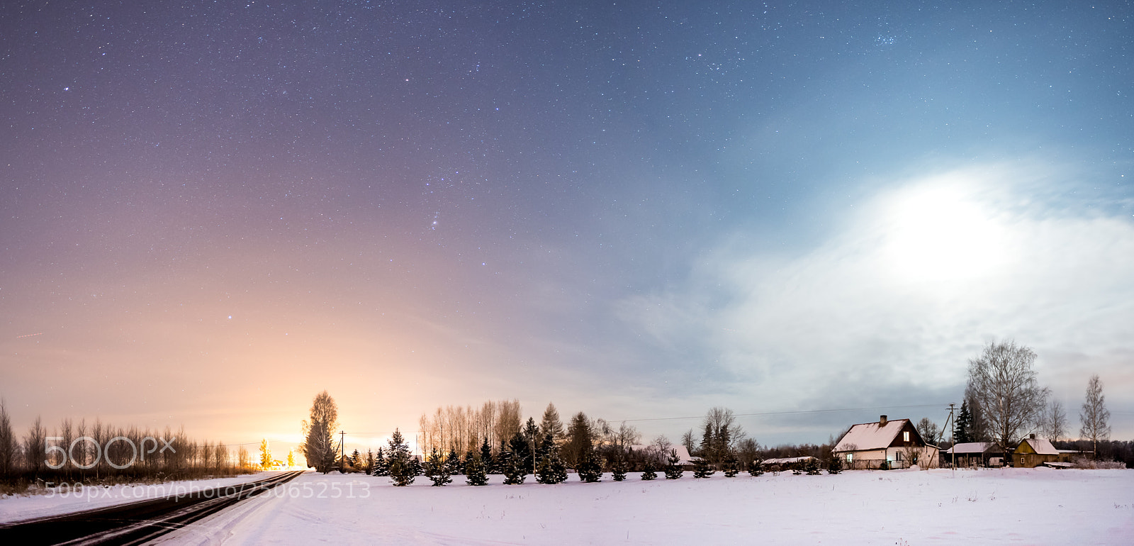 Nikon D750 sample photo. Night panorama photography