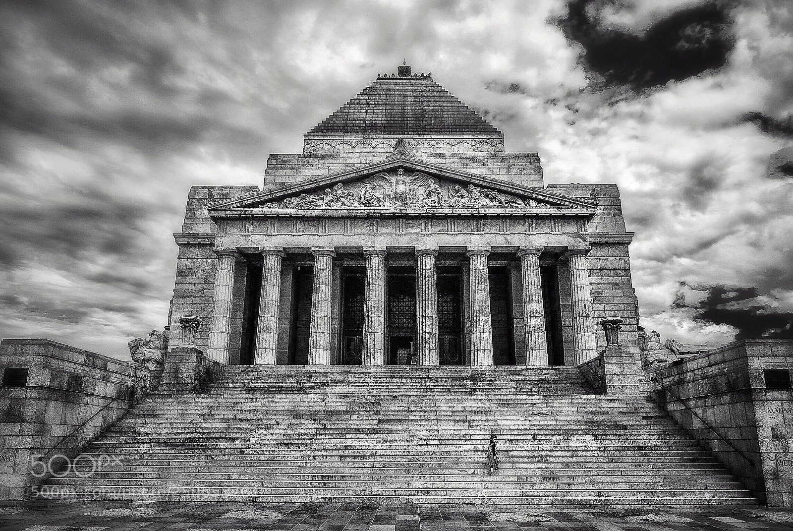 Nikon D80 sample photo. Shrine of remembrance photography