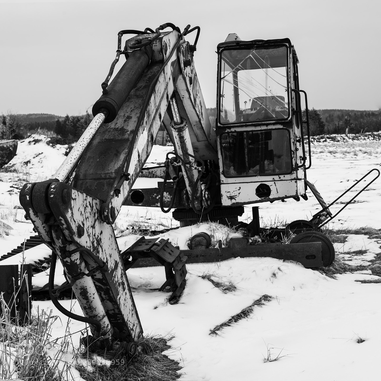 Nikon D600 sample photo. Abandoned digger photography