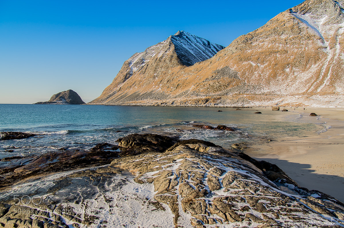 Pentax K-3 sample photo. Haukland beach photography