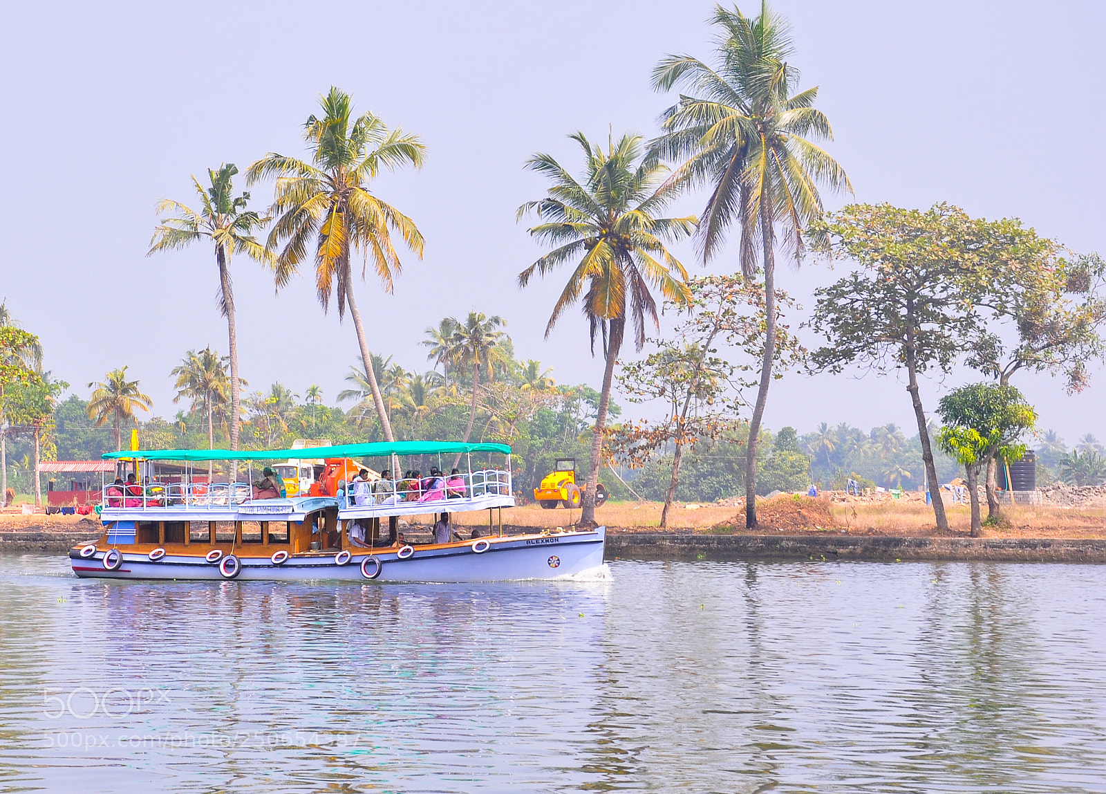 Nikon D90 sample photo. Passenger cruise in backwaters photography