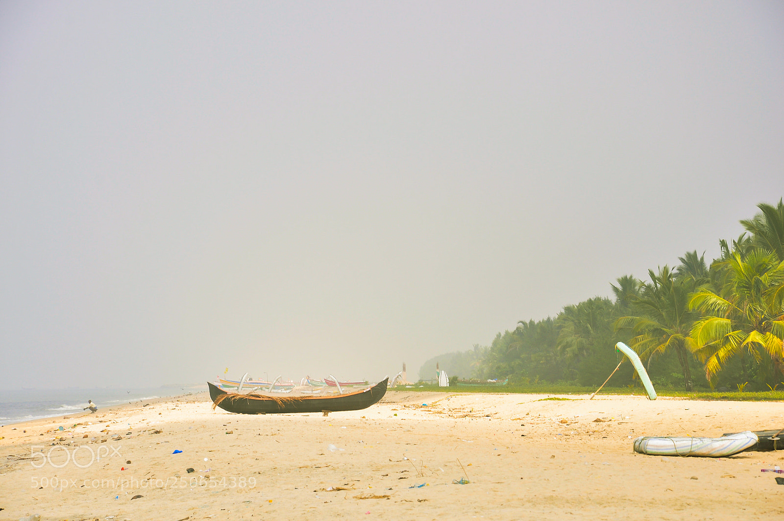 Nikon D90 sample photo. Boat on the beach photography