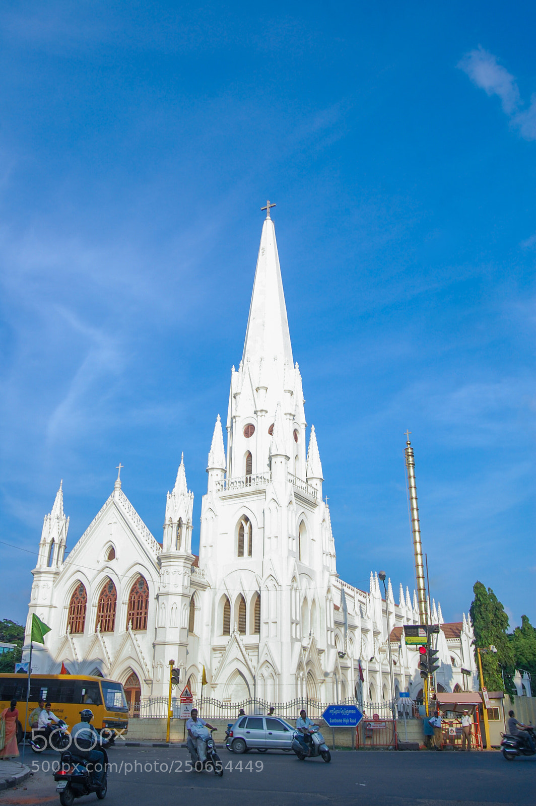 Nikon D40 sample photo. San thome church photography