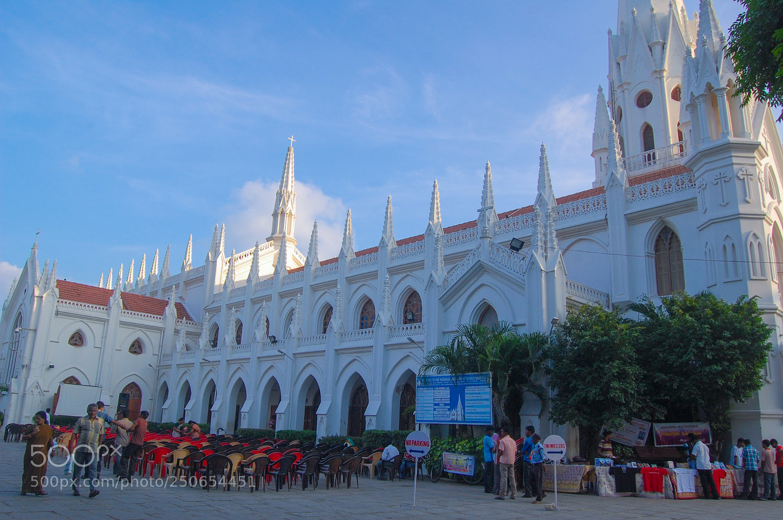 Nikon D40 sample photo. San thome church photography