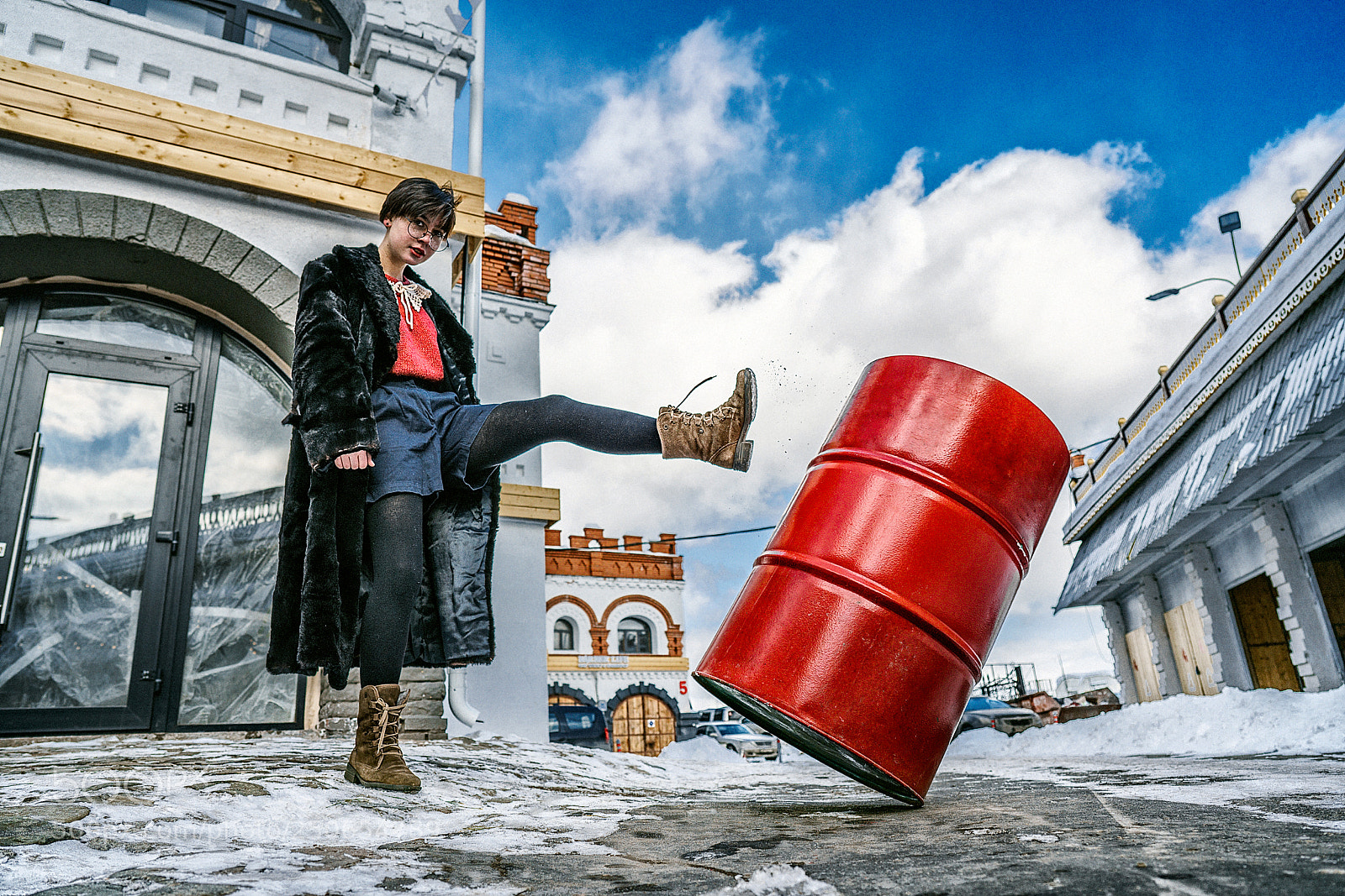 Sony a7R III sample photo. Kick da barrel photography
