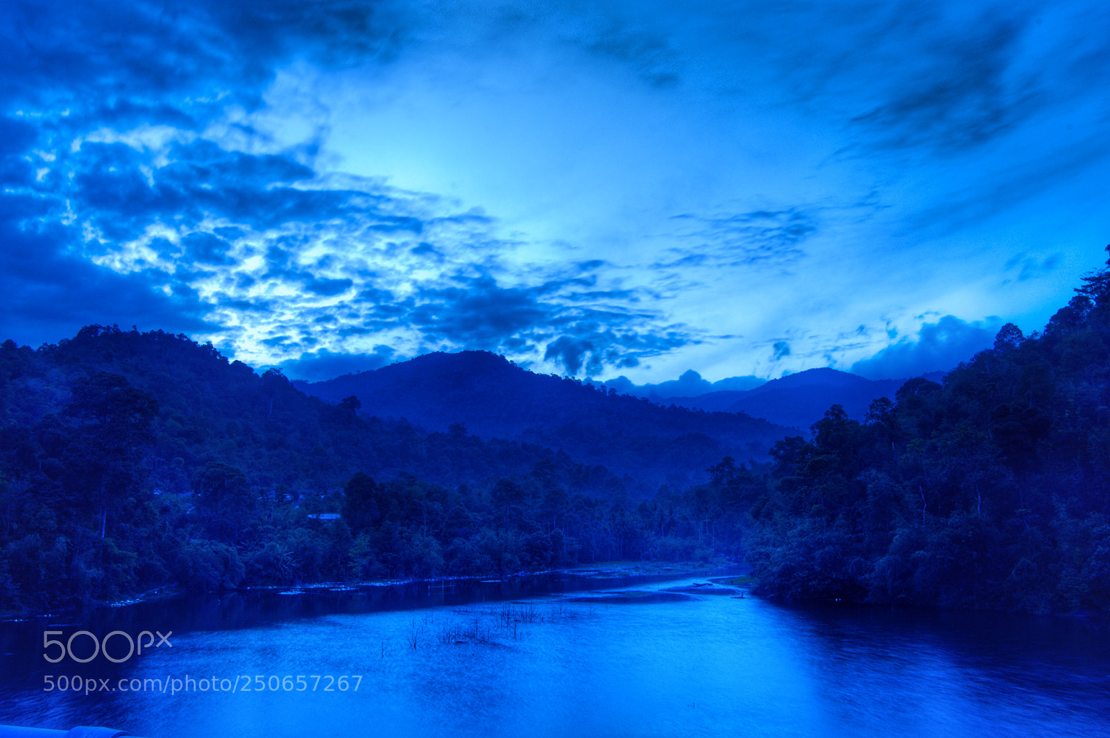Nikon D3200 sample photo. Blue hour kuala kubu photography