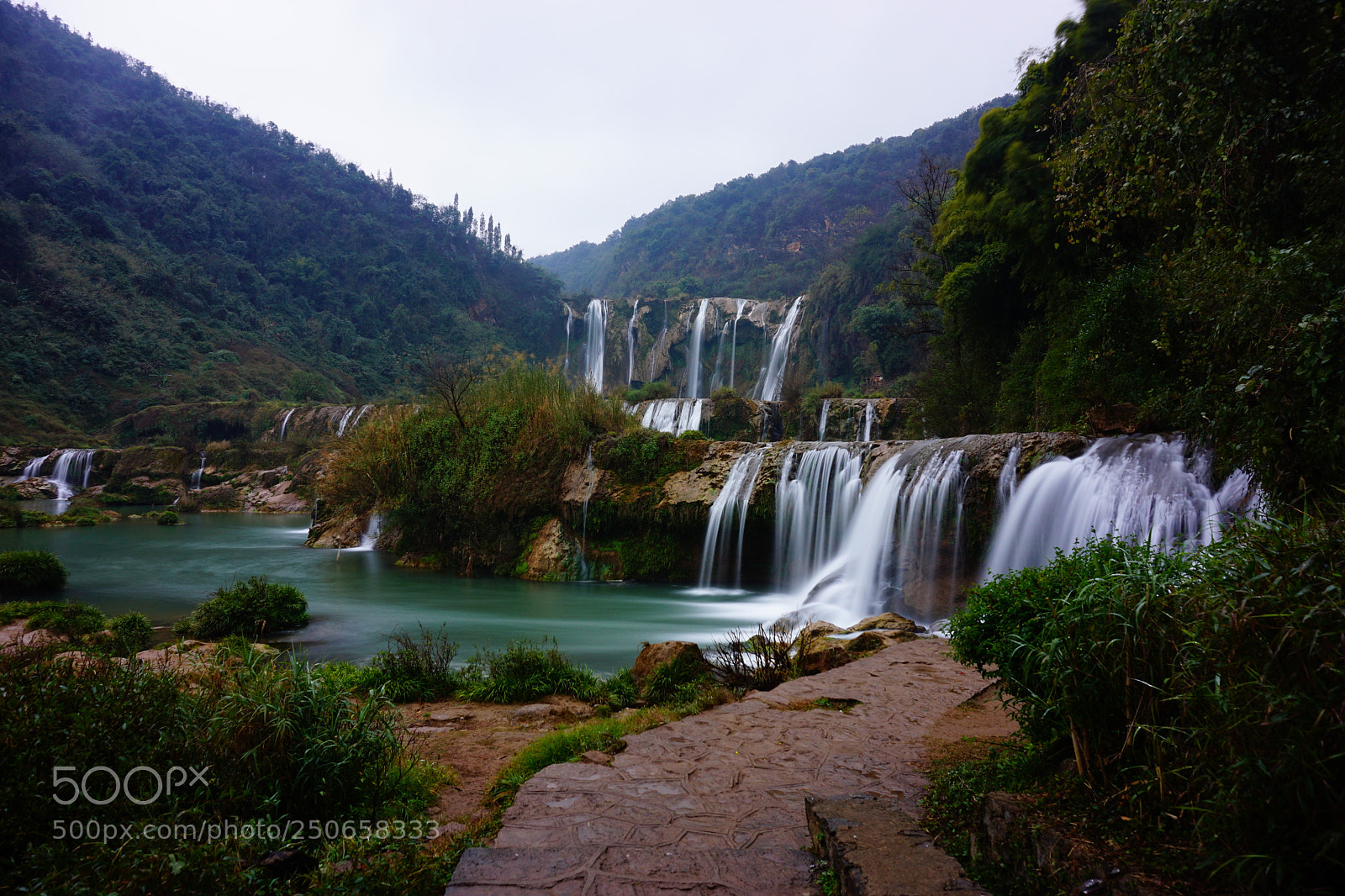 Sony a6000 sample photo. Jiulong waterfall photography