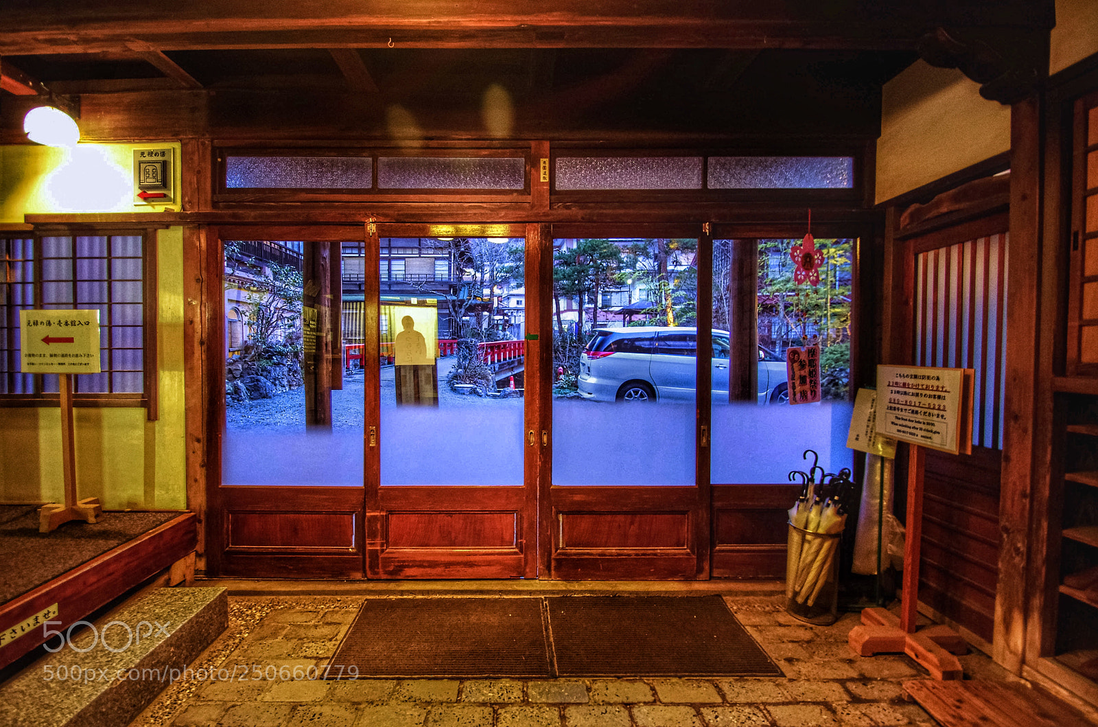 Pentax K-5 sample photo. Old style 4... sekizen-kan 積善館 photography