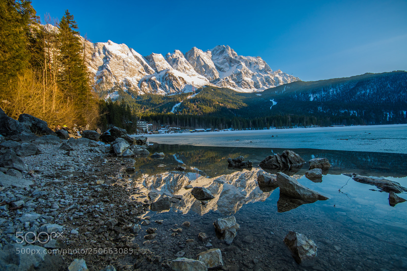 Canon EOS 750D (EOS Rebel T6i / EOS Kiss X8i) sample photo. Eibsee und zugspitze photography