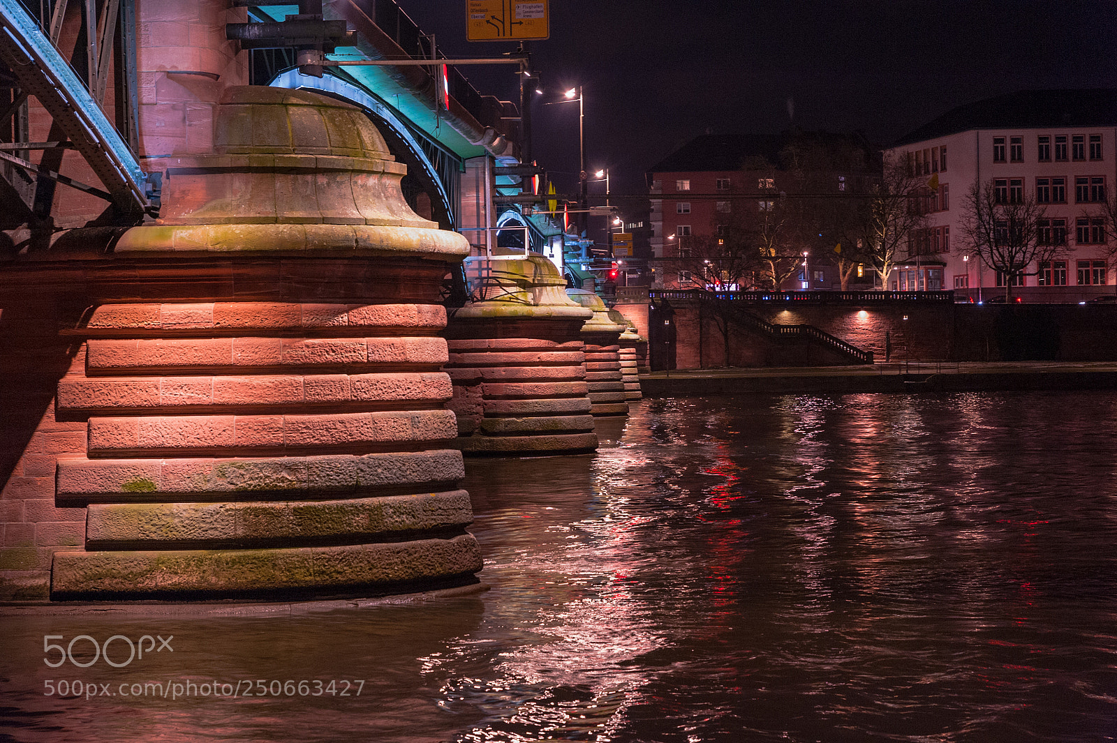 Nikon D700 sample photo. Frankfurt bei nacht photography