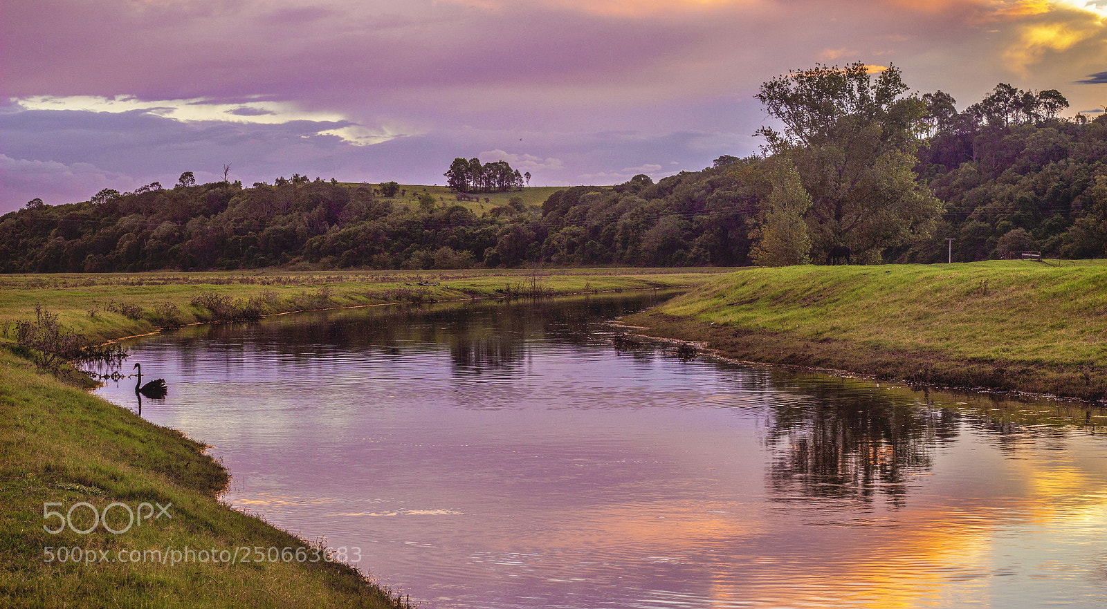 Canon EOS 600D (Rebel EOS T3i / EOS Kiss X5) sample photo. Sunset stream. photography