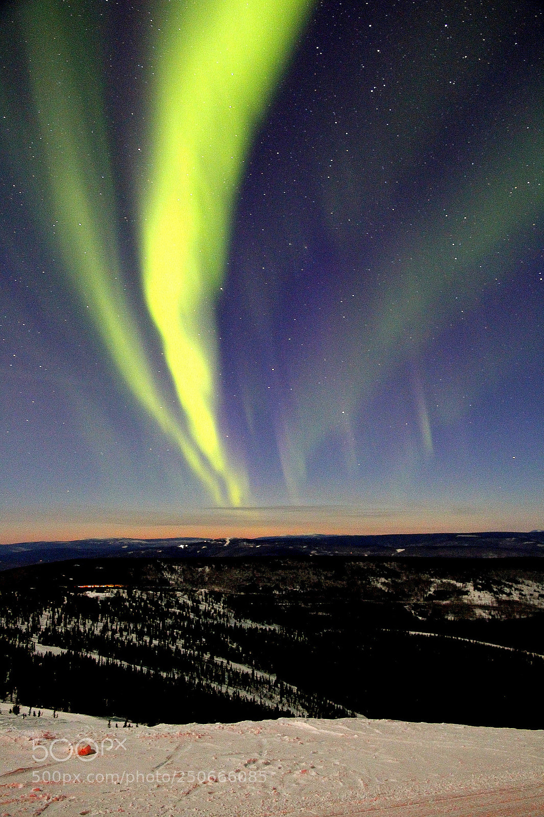 Canon EOS 100D (EOS Rebel SL1 / EOS Kiss X7) sample photo. Aurora borealis photography