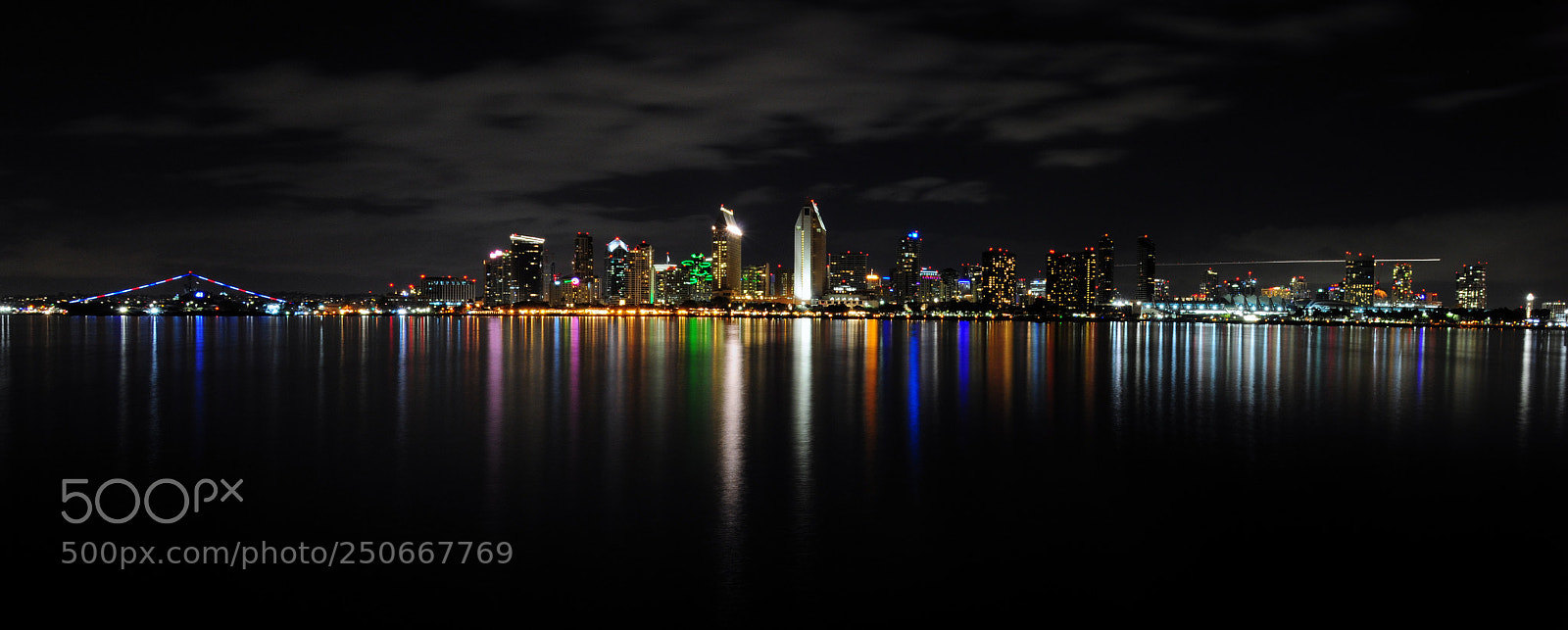 Nikon D300S sample photo. San diego skyline photography