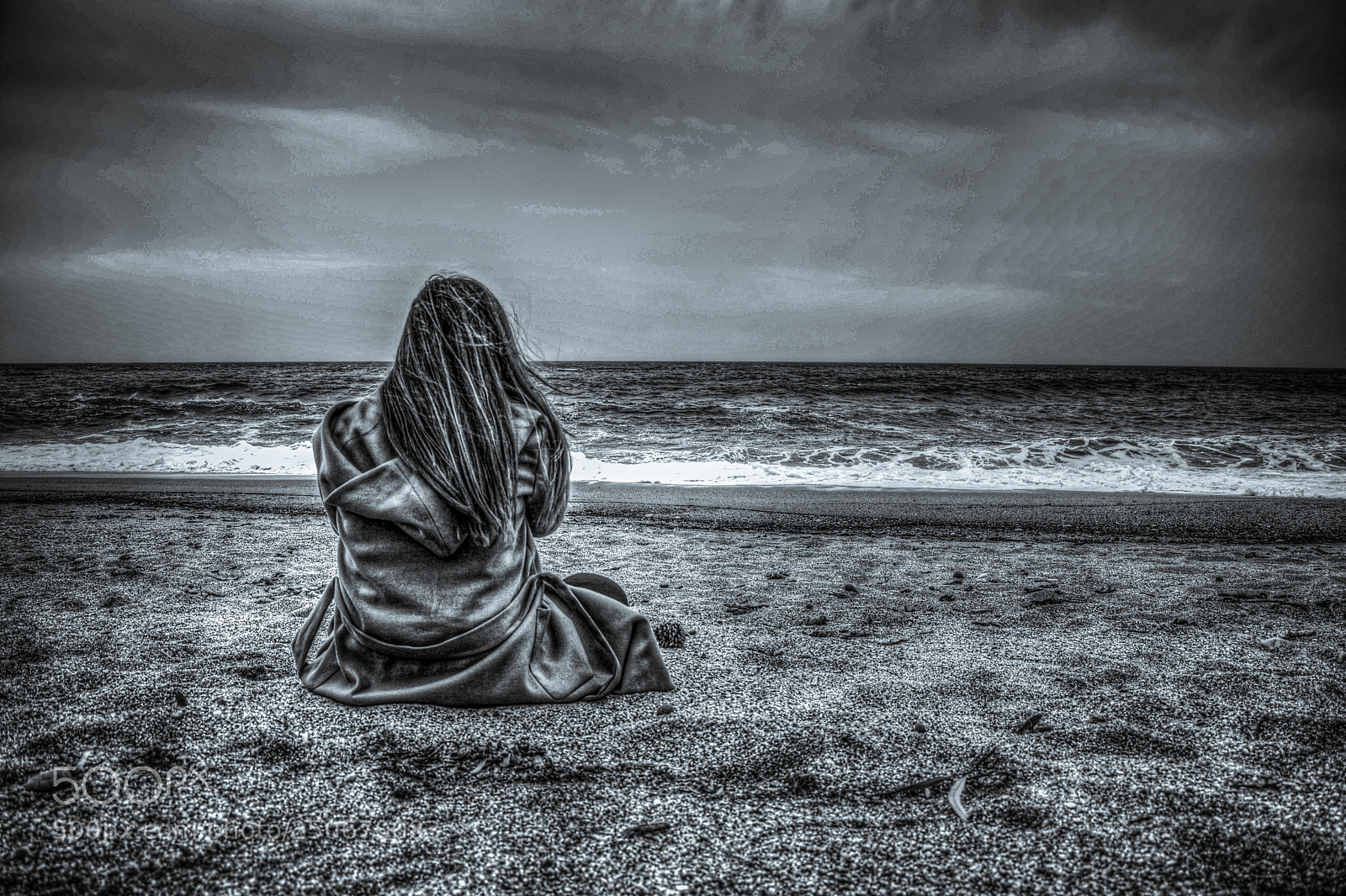 Nikon D7100 sample photo. Alone at the beach photography