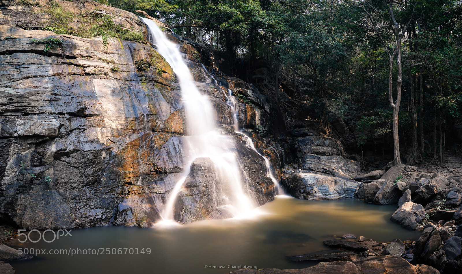 Sony a7 III sample photo. Tard mork waterfall photography
