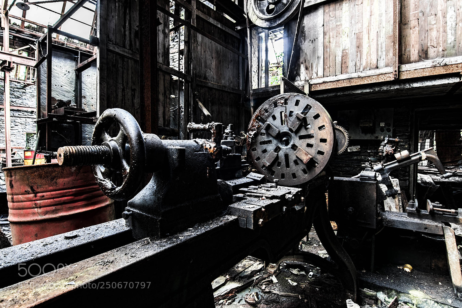 Nikon D810 sample photo. Machinery photography