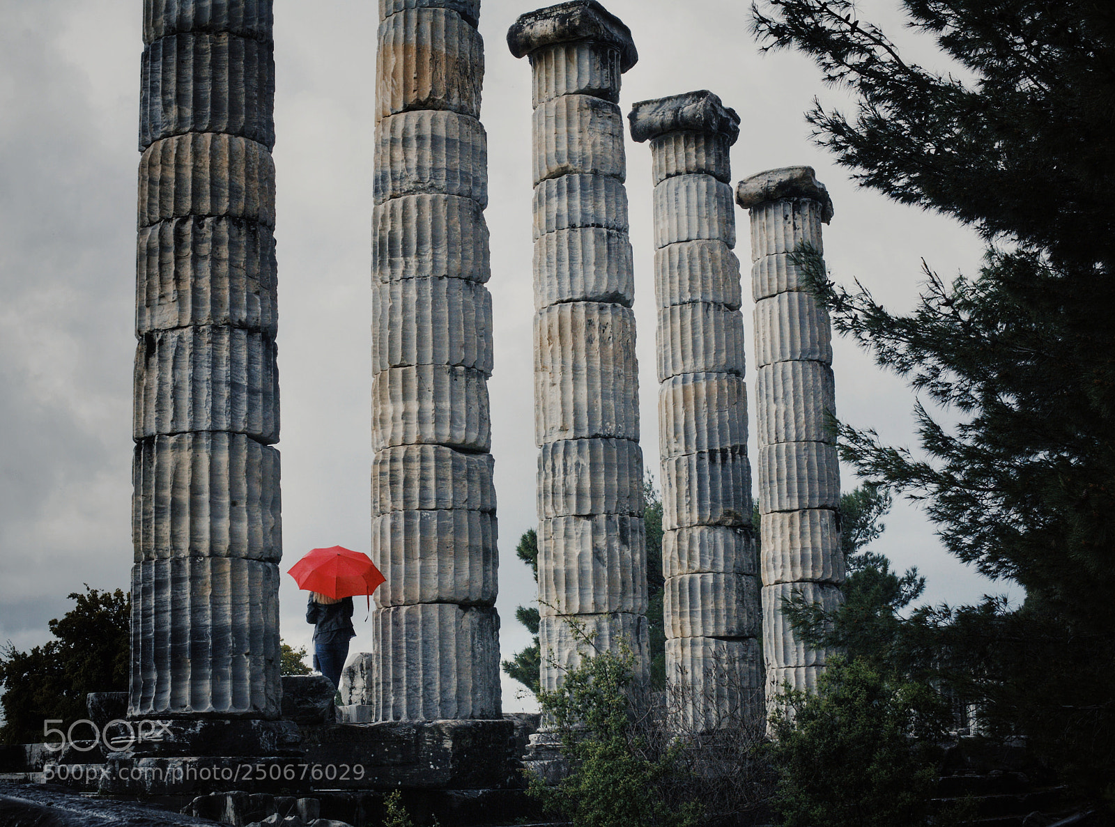 Canon EOS 5D sample photo. Priene athena temple photography