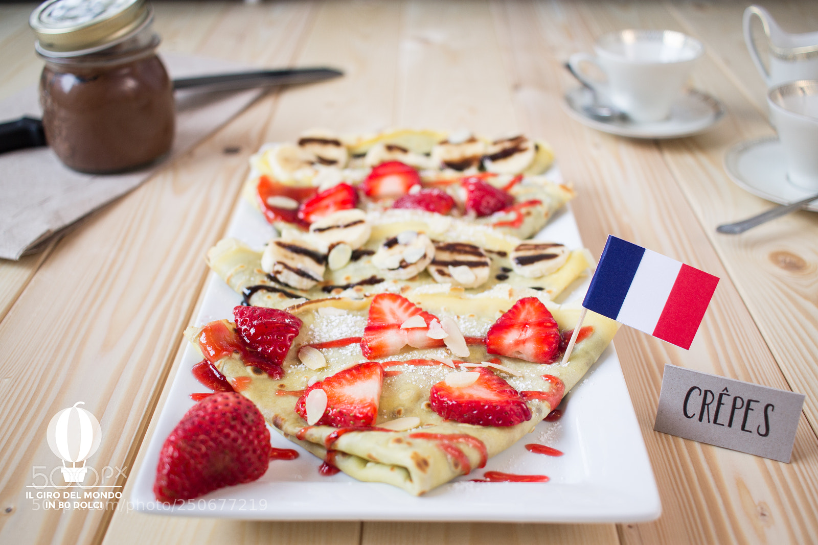 Canon EOS 1100D (EOS Rebel T3 / EOS Kiss X50) sample photo. Crêpes and nutella photography