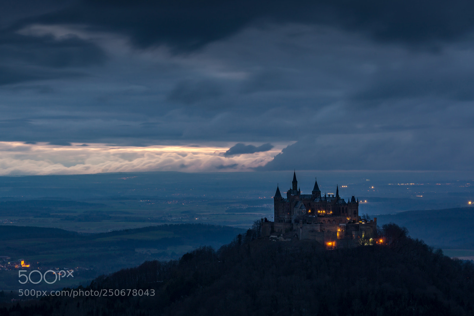Sony a6000 sample photo. Hohenzollern castle at blue photography