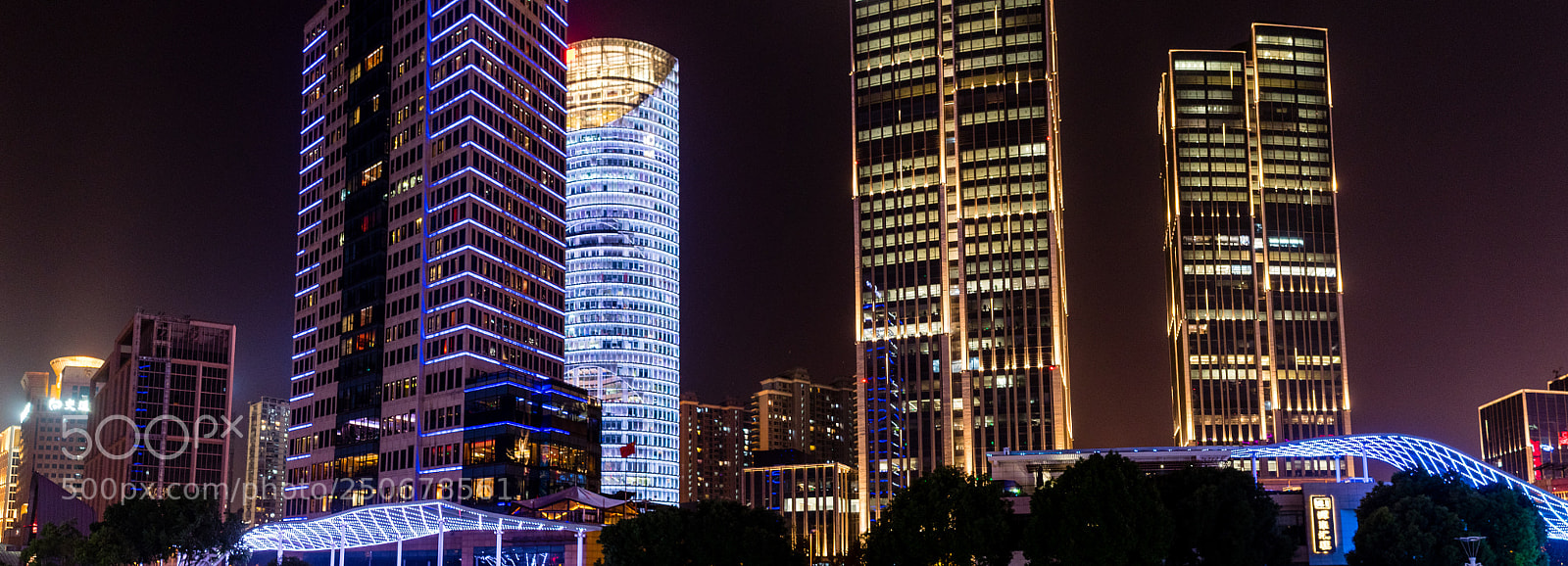 Nikon D500 sample photo. Huangpu river night view photography