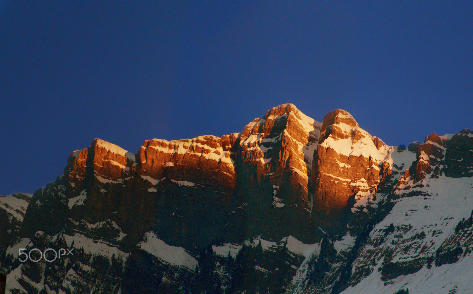Nikon D300 sample photo. Alpenglow photography
